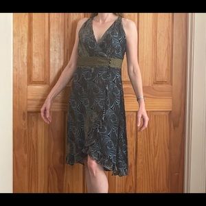 Phoebe Sleeveless Wrap dress